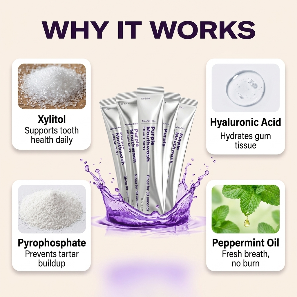 Serenza Purple Mouthwash